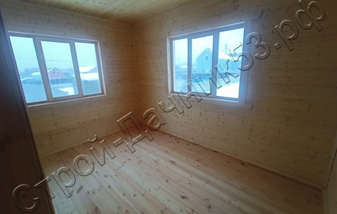 4 Каркасно-щитовой дом   Д-14, 12х8м, 96 М², Московская область, городской округ Истра, село Рождествено. (1)